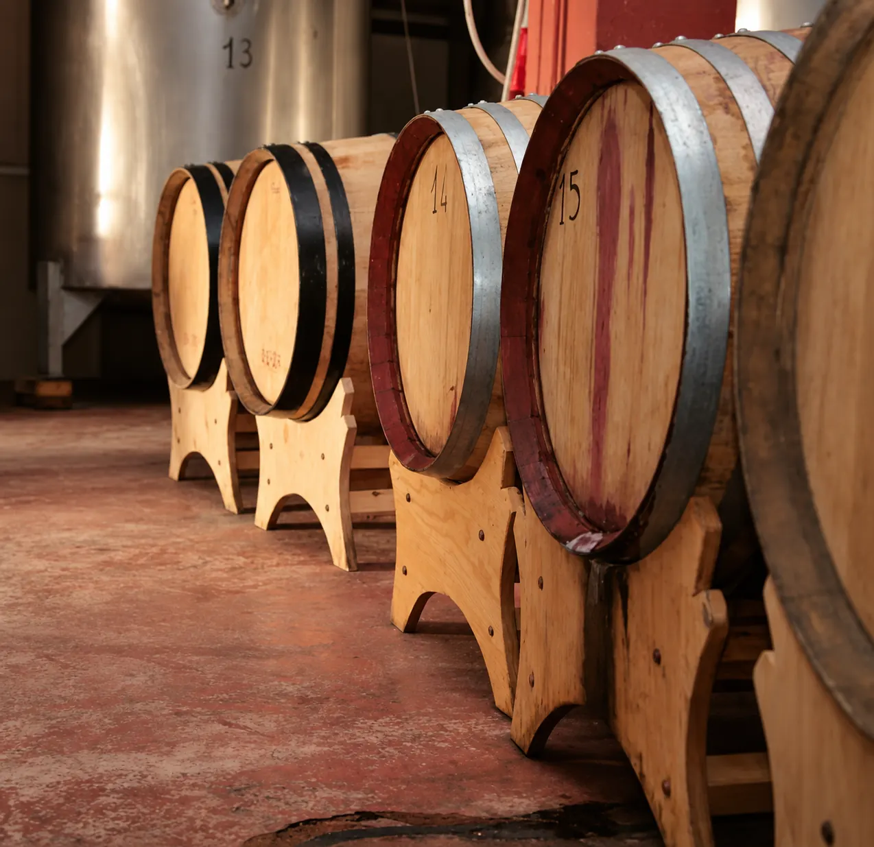 Le botti della cantina Lotti