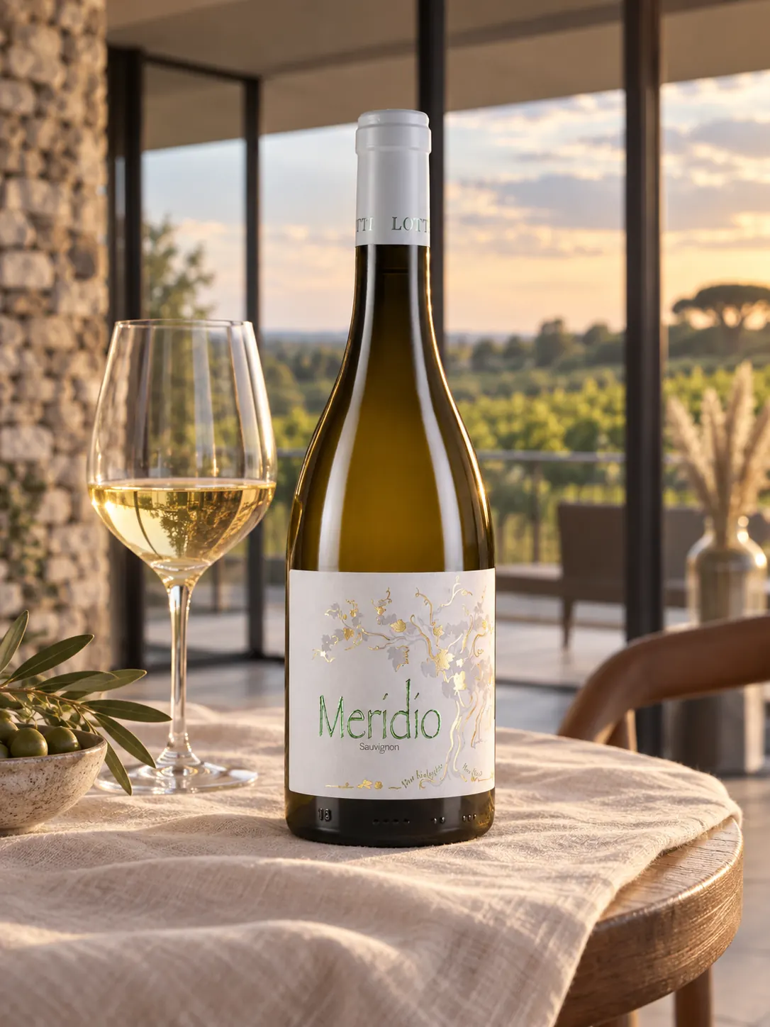 Meridio Lotti in un ambiente elegante